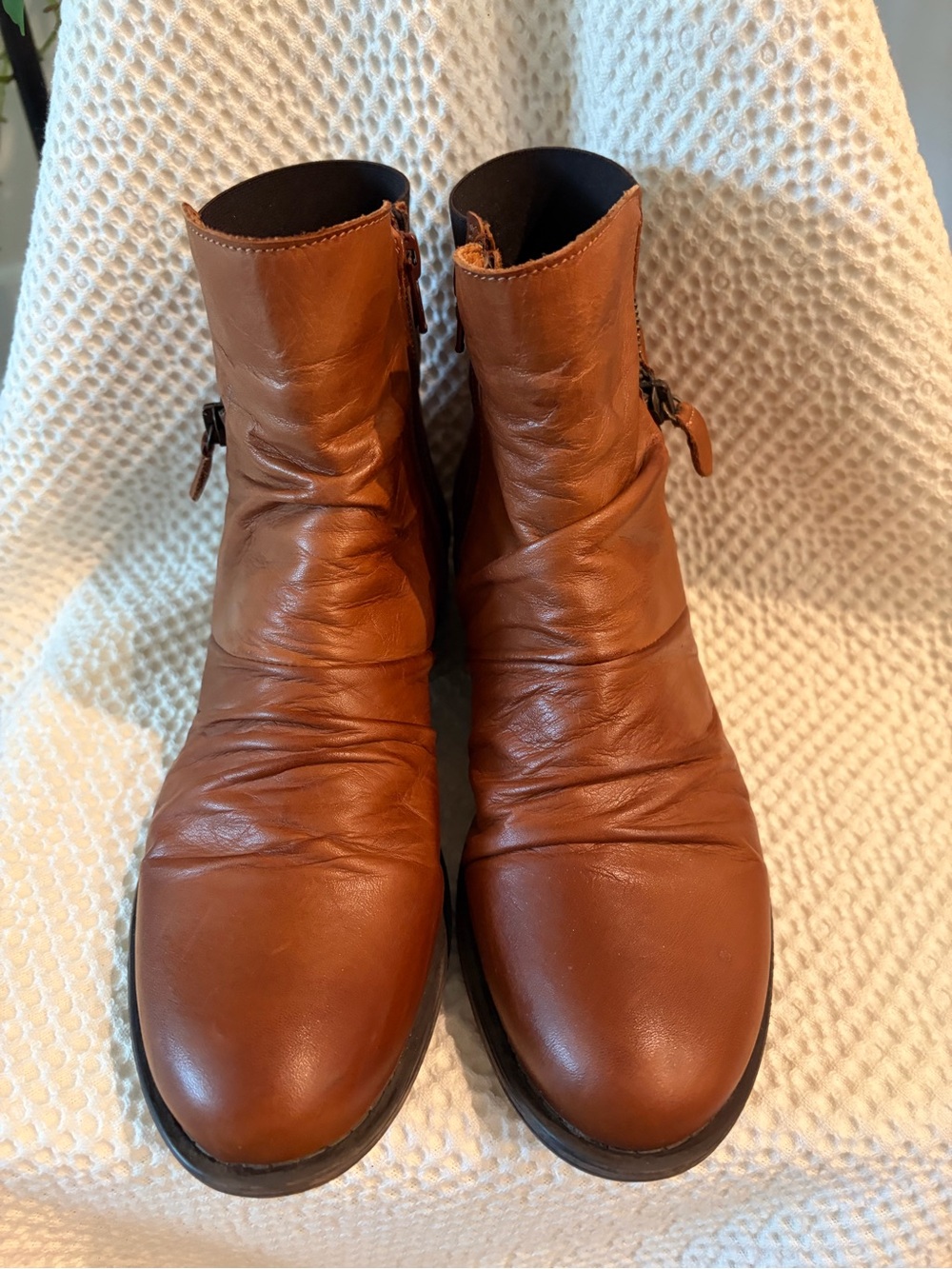 Miz Mooz Leather Ankle Boots